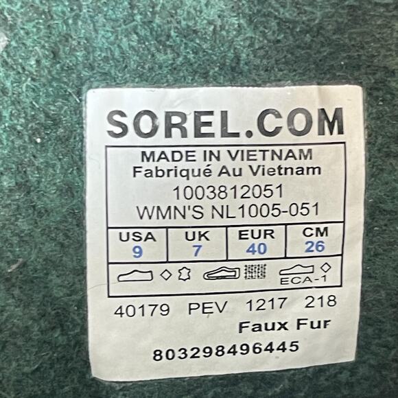 Sorel Caribou Boots Womens Size 9 Waterproof Winter Snow Faux Fur Lined - Picture 10 of 10